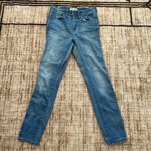 Madewell 10” high riser skinny skinny jeans